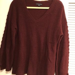 Red American Eagle Sweater